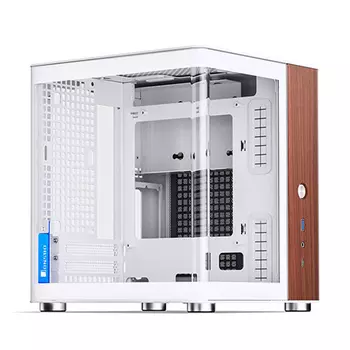 Корпус JONSBO TK-0, Mini-ITX, Cube-Case, USB 3.0, USB Type-C, белый, без БП (TK-0)