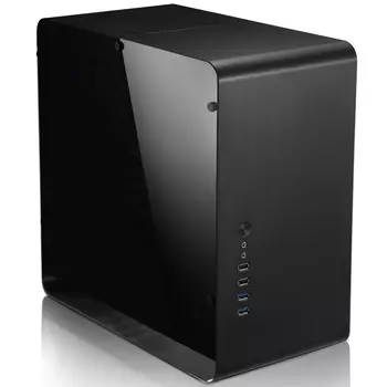 Корпус JONSBO UMX3W, mATX, Midi-Tower, 2xUSB 3.0, черный, без БП (PCC_JB_UMX3W_Black)