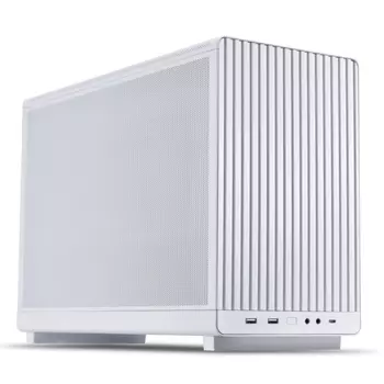 Корпус LIAN-LI A3-mATX, mATX, Small Tower, 2xUSB 3.0, USB Type-C, белый, без БП (G99.A3W.00)