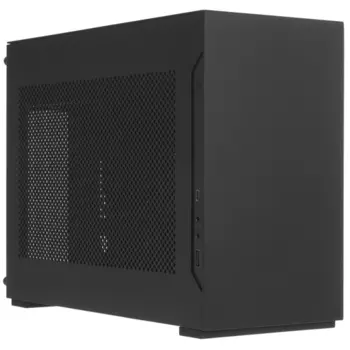 Корпус LIAN-LI A4 H2O, Mini-ITX, Small Form Factor, 2xUSB 3.0, USB Type-C, черный, без БП (G99.A4H2OX4.00)