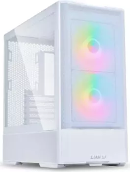 Корпус LIAN-LI Lancool 207, ATX, Midi-Tower, 2xUSB 3.0, USB Type-C, RGB подсветка, белый, без БП (G99.LAN207RW.R0)