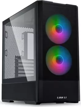 Корпус LIAN-LI Lancool 207, ATX, Midi-Tower, 2xUSB 3.0, USB Type-C, RGB подсветка, черный, без БП (G99.LAN207RX.R0)