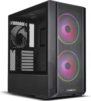 Корпус LIAN-LI Lancool 216 RGB, EATX, Midi-Tower, 2xUSB 3.0, USB Type-C, RGB подсветка, черный, без БП (G99.LAN216RX.10R)