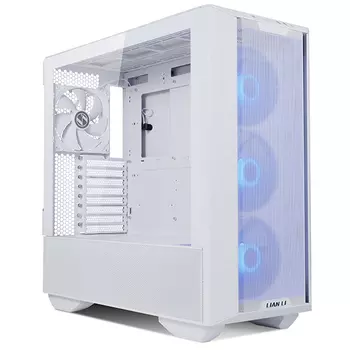 Корпус LIAN-LI Lancool III RGB, EATX, Midi-Tower, 2xUSB 3.0, USB Type-C, RGB подсветка, белый, без БП (G99.LAN3RW.10R)