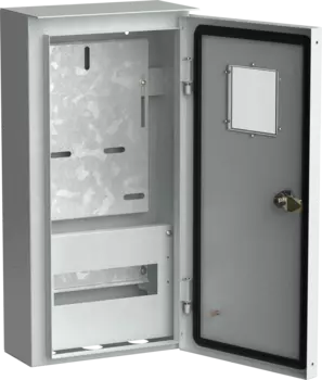 Корпус металлический 150мм x 250мм x 135мм, IP54, У1, серый, IEK ЩУРн-3/9зо (MKM34-N-009-54-ZO)