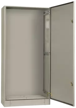 Корпус металлический 1600мм x 600мм x 400мм, IP54, У2, замок с ключом, серый, IEK ЩМП-16.6.4 (YKM40-1664-54)