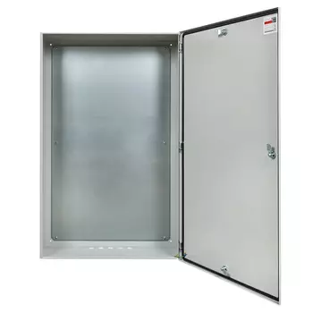 Корпус металлический с монтажной панелью 1200мм x 750мм x 300мм, IP54, замок с ключом, серый, EKF PROxima ЩРНМ-6 (mb24-6)