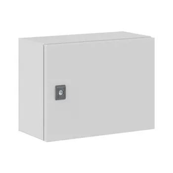 Корпус металлический с монтажной панелью 300мм x 400мм x 200мм, IP65, замок с ключом, серый, DKC ST R5ST0342 (R5ST0342)