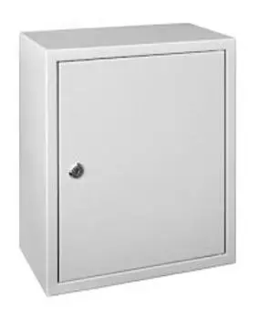 Корпус металлический с монтажной панелью 650мм x 500мм x 220мм, IP54, замок с ключом, серый, ASD-electric ЩМП-03 (МС.06.54.05)