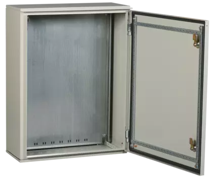 Корпус металлический с монтажной панелью 650мм x 500мм x 220мм, IP65, У1, замок с ключом, серый, IEK GARANT ЩМП-3-0 (YKM40-03-65)