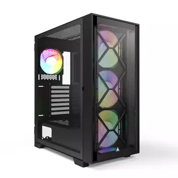 Корпус MONTECH AIR 1000 PREMIUM, ATX, Full-Tower, 2xUSB 3.0, RGB подсветка, черный, без БП (AIR 1000 PREMIUM)