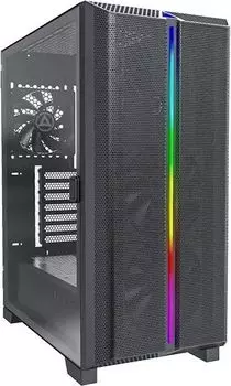 Корпус MONTECH SKY ONE Lite, ATX, Midi-Tower, 2xUSB 3.0, USB Type-C, RGB подсветка, черный, без БП (SKY ONE LITE BL)