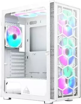 Корпус MONTECH X3 Glass, ATX, Midi-Tower, USB 3.0, RGB подсветка, белый, без БП (X3 GLASS WH)