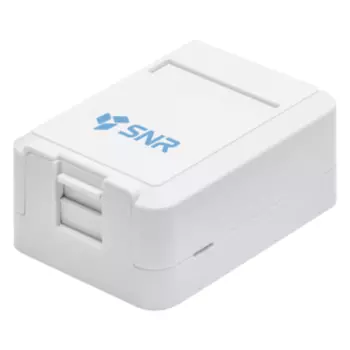 Корпус настенной розетки 60х42х26 мм SNR MB-DPS-1 накладная для 1xKeyStone, белый (SNR-MB-DPS-1)