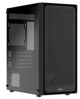 Корпус Ocypus Gamma C50 BK, mATX, Mini-Tower, USB 3.0, черный, без БП (Gamma-C50-BKG000XX-GL)