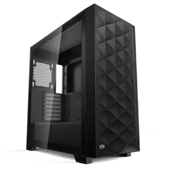 Корпус PCCOOLER C3D510 BK, ATX, Midi-Tower, 2xUSB 3.0, черный, без БП (C3D510-BKP0-GL)