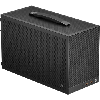 Корпус PCCOOLER K101 MESH GY 3F, Mini-ITX, Mini-Tower, 2xUSB 3.0, USB Type-C, черный/серый, без БП (K101 MESH GY 3F)