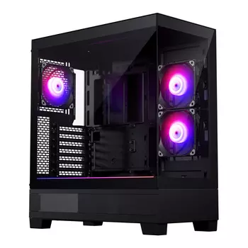 Корпус Phanteks 523 XT View, ATX, Midi-Tower, USB 3.0, USB Type-C, RGB подсветка, черный, без БП (PH_XT523V1_DBK01_RU)