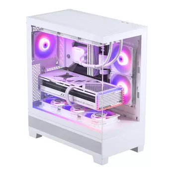 Корпус Phanteks 523 XT View, ATX, Midi-Tower, USB 3.0, USB Type-C, RGB подсветка, белый, без БП (PH_XT523V1_DWT01_RU)