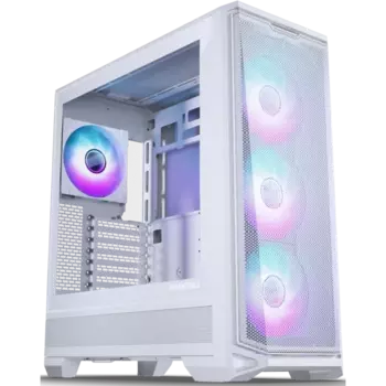 Корпус Phanteks Eclipse G400A, EATX, Midi-Tower, 2xUSB 3.0, USB Type-C, RGB подсветка, белый, без БП (PH-EC400GA_DMW01)