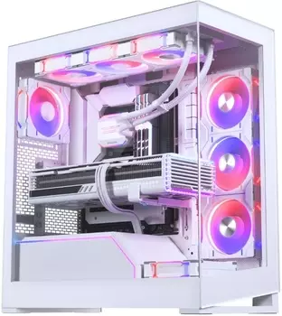 Корпус Phanteks NV5 MKII, EATX, Midi-Tower, 2xUSB 3.0, USB Type-C, RGB подсветка, белый, без БП (PH_NV523TG_DMW02_RU)