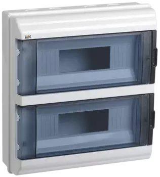 Корпус пластиковый IEK 328мм x 306мм x 108мм, IP55, УХЛ1, белый (MKP72-N3-24-55)