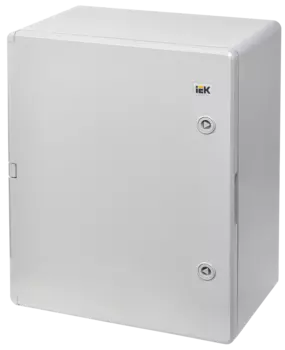 Корпус пластиковый IEK 500мм x 400мм x 240мм, IP65, УХЛ1, замок с ключом, серый (MKP93-N-504024-65)