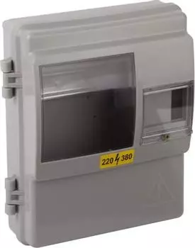 Корпус пластиковый Эра ЩУРн-П 1/4 290 мм x 240 мм x 110 мм, IP54, серый (Б0050592)