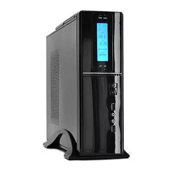 Корпус PowerCool S0506BK, FlexATX, Desktop, черный, 300 Вт (S0506-300W)