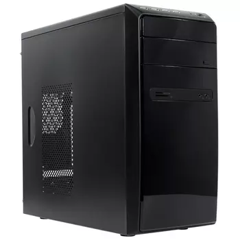 Корпус Powerman ES726, mATX, Mini-Tower, 2xUSB 3.0, черный, 450 Вт (6120259)