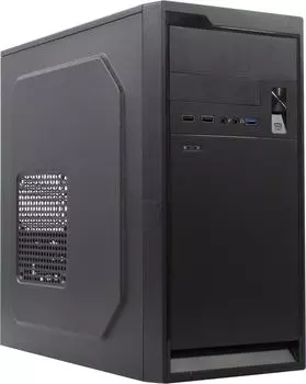 Корпус Powerman SV511, mATX, Mini-Tower, USB 3.0, черный, 500 Вт (6193554)