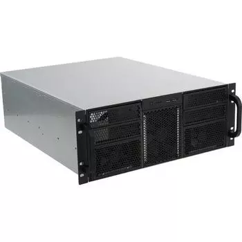 Корпус Procase RE411-D4H11-E-55, E-ATX, 4U RM, без БП, черный (RE411-D4H11-E-55)