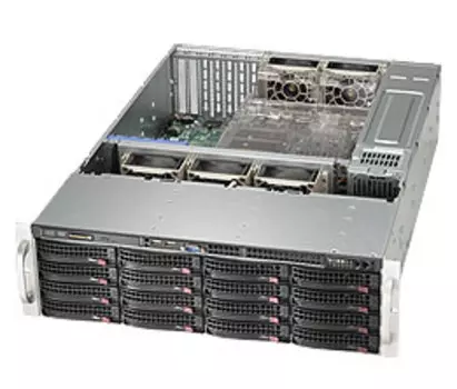 Корпус Supermicro 836BE1C-R1K23B, EE-ATX, 3U RM, 16x3.5 HS, Redundant 2x1200W, черный (CSE-836BE1C-R1K23B)