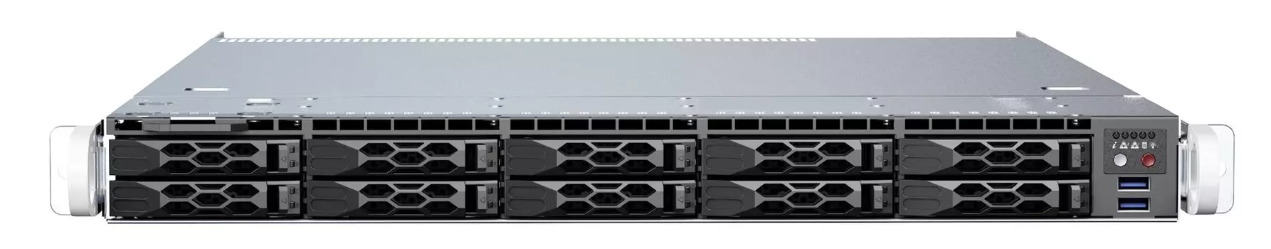 Корпус Supermicro LB16AC2-R504W, Proprietary, 1U RM, 10x2.5 HS, Redundant 2x500 Вт, черный (CSE-LB16AC2-R504W)