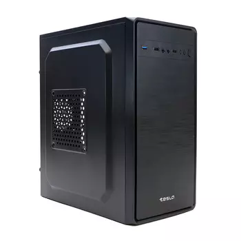 Корпус TESLA 1708U3BM, mATX, Mini-Tower, USB 3.0, черный, 450 Вт (TSL-1708U3-450W-BM)