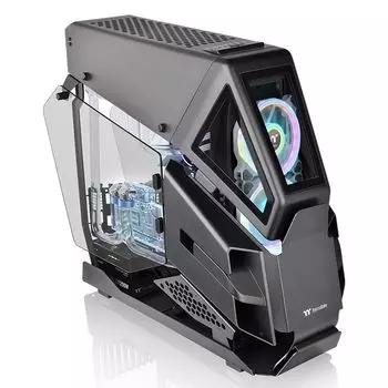 Корпус Thermaltake AH T600, EATX, Full-Tower, 2xUSB 3.0, USB Type-C, черный, Без БП (CA-1Q4-00M1WN-00) (Плохая упаковка)