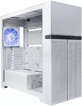 Корпус Valkyrie VK01, EATX, Full-Tower, 2xUSB 3.0, USB Type-C, RGB подсветка, белый, без БП (VK_ONE-VK01-WH)