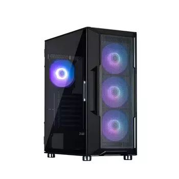Корпус Zalman i3 NEO ARGB BLACK, ATX, Midi-Tower, 2xUSB 3.0, RGB подсветка, черный, без БП (i3 NEO ARGB BLACK)
