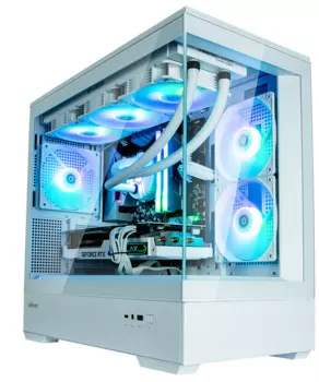 Корпус Zalman P30 White, mATX, Mini-Tower, USB 3.0, USB Type-C, RGB подсветка, белый, без БП (P30 White)
