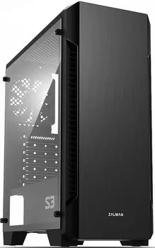 Корпус Zalman S3, ATX, Midi-Tower, USB 3.0, черный, без БП (PCCZM_S3)