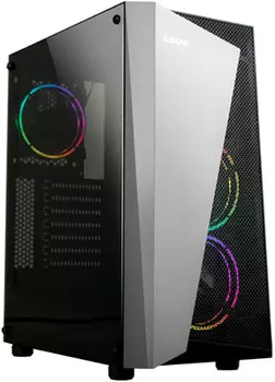 Корпус Zalman S4 Plus, ATX, Midi-Tower, USB 3.0, RGB подсветка, черный, без БП