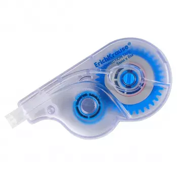 Корректор лента Erich Krause Techno White, 5ммx8м, корпус прозрачный (21886)