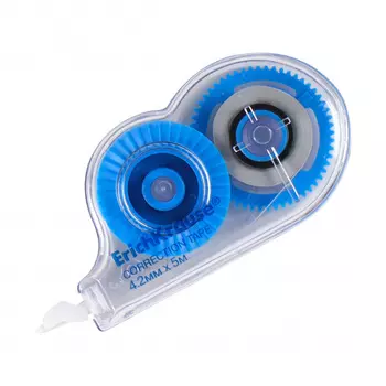 Корректор лента Erich Krause Techno White Mini, 4.2ммx5м, корпус прозрачный (21885)