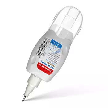 Корректор ручка Erich Krause Arctik White, 10мл, корпус белый (11318)