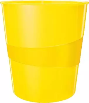Корзина для бумаг LEITZ круглая 15л желтый (52781016)