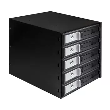 Корзина ExeGate HS535-12G, 5x3.5" HS, черный (EX289284RUS)