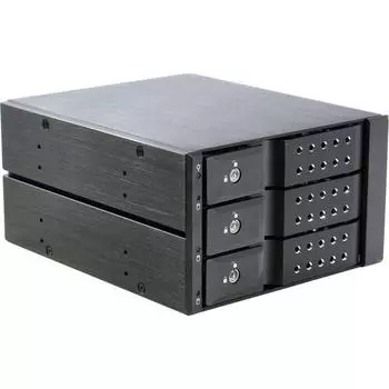 Корзина Procase T3-203-SATA3-BK, 3x3,5", черный (T3-203-SATA3-BK)