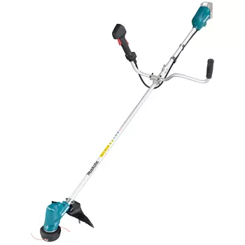 Коса аккумуляторная Makita DUR190UZX3, 6000 об/мин, аккумуляторный, реж.эл.: леска, U-образная рукоять, плечевой ремень, нижнее положение двигателя, 3.4 кг, без акб и зу