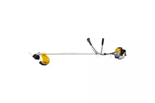 Коса бензиновая Champion T438S-2, 1.7 л.с., 8500 об/мин, бензиновый, реж.эл.: леска/нож, U-образная рукоять, плечевой ремень, верхнее положение двигателя, 6.6кг