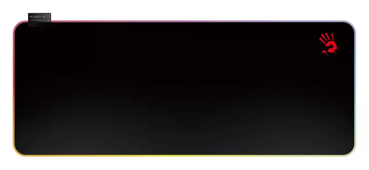 Коврик для мыши A4Tech Bloody MP-75N, игровой, RGB, 750x300x4мм, черный (MP-75N)